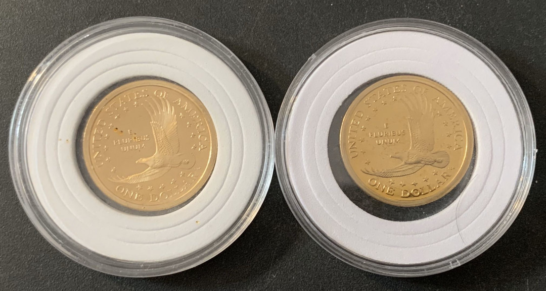 紫瑗钱币—微拍第51期 美国 2003 2004年 1美元 精制币 2枚一组