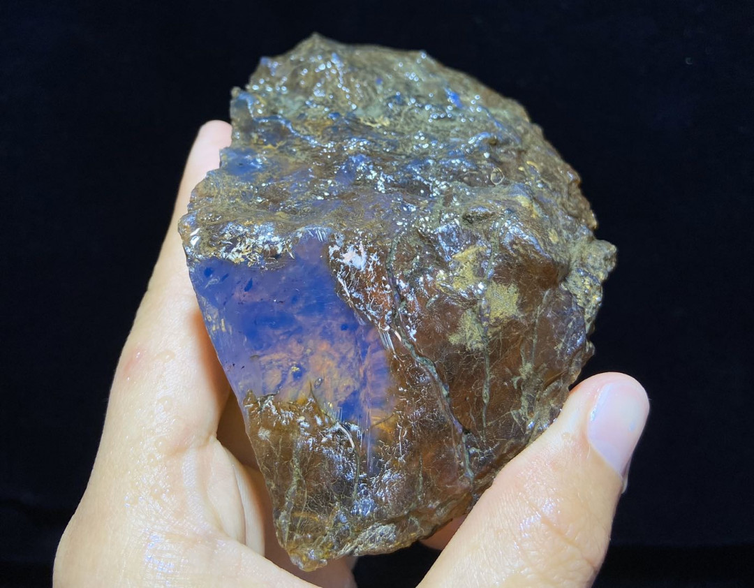 放漏专场 多米尼加蓝珀原石