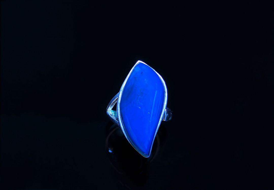 放漏专场 多米尼加蓝珀女戒