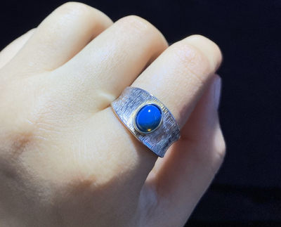 放漏专场 - 多米尼加蓝珀男戒