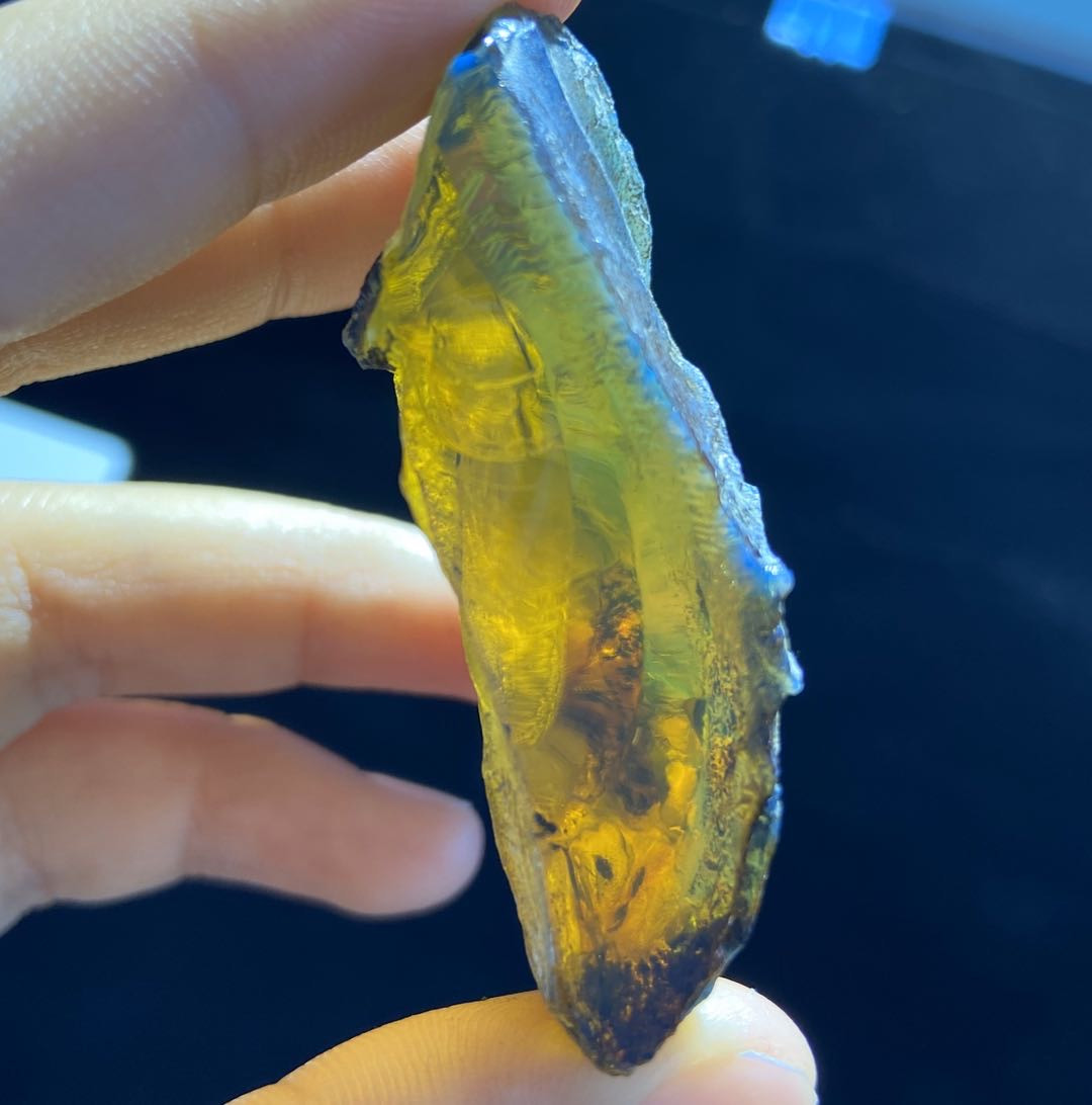 放漏专场 多米尼加蓝珀原石