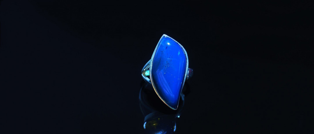 放漏专场 多米尼加蓝珀女戒