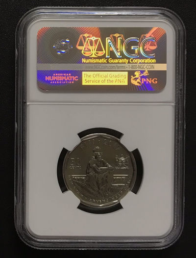 【随心拍&GetCoins】现代钱币拍卖第四十八期 斐济2017年本瑞恩纪念币50分NGCMS67