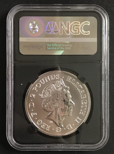 【随心拍&GetCoins】现代钱币拍卖第四十八期 首发英国2018年伦敦塔银币NGC69