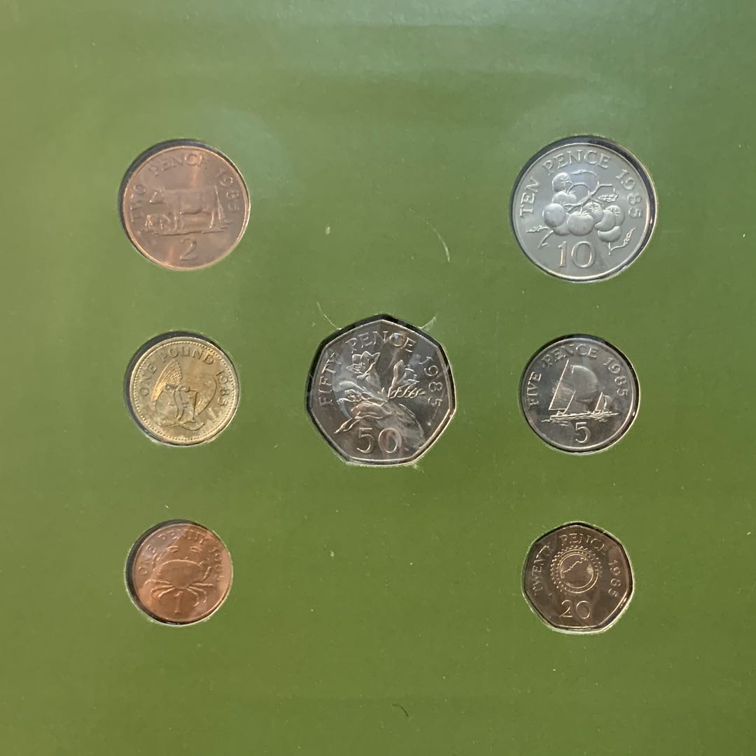 紫瑗钱币—微拍第53期  格恩济 流通币 7枚一套 富兰克林套装