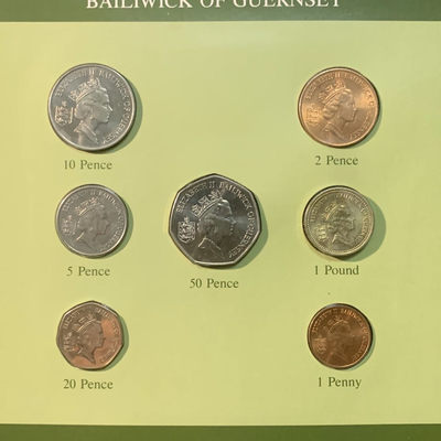 紫瑗钱币—微拍第53期  - 格恩济 流通币 7枚一套 富兰克林套装