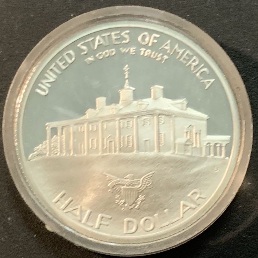 紫瑗钱币—微拍第53期  美国 1982年  华盛顿250周年 50美分 12.5克 0.9银 精制