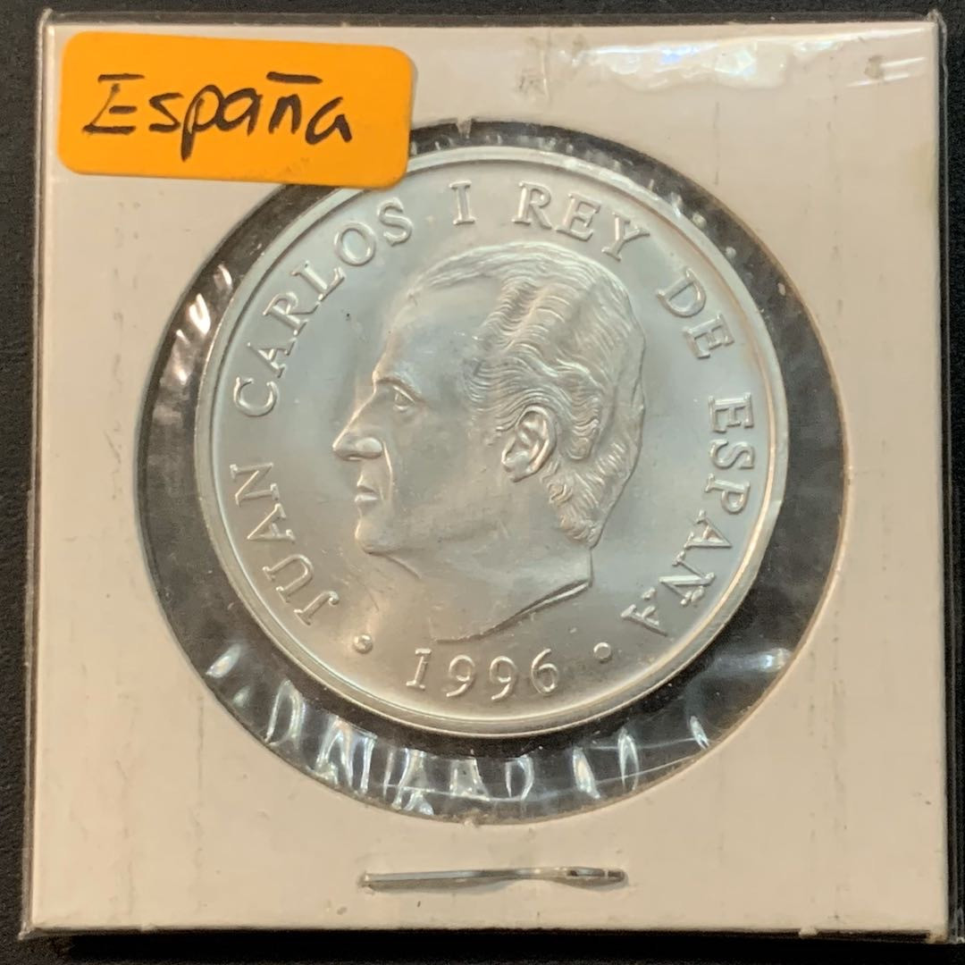 紫瑗钱币—微拍第53期  西班牙 1996年 达吉亚 2000比塞塔 18克 0.925银