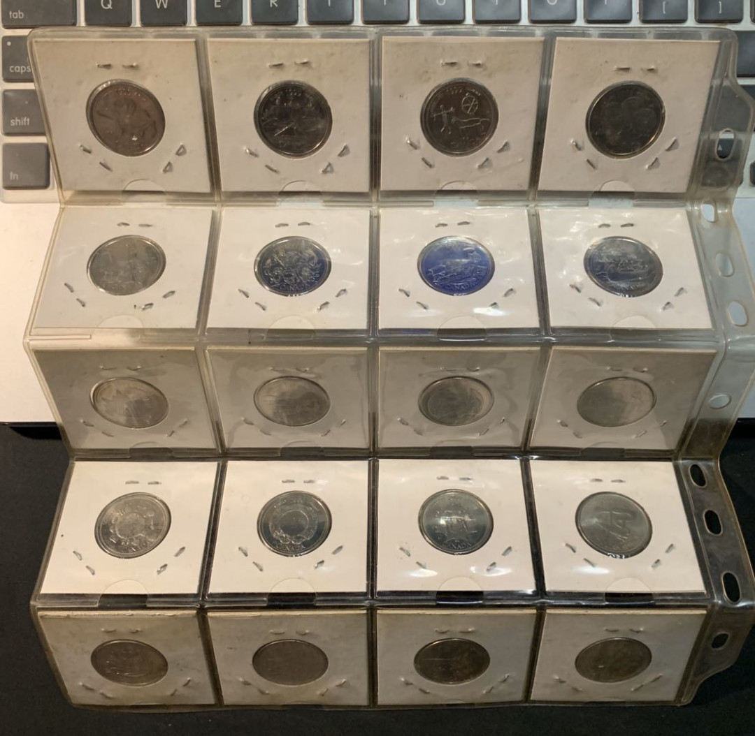 紫瑗钱币—微拍第53期  加拿大 1999年 公园系列 25分 20枚全套