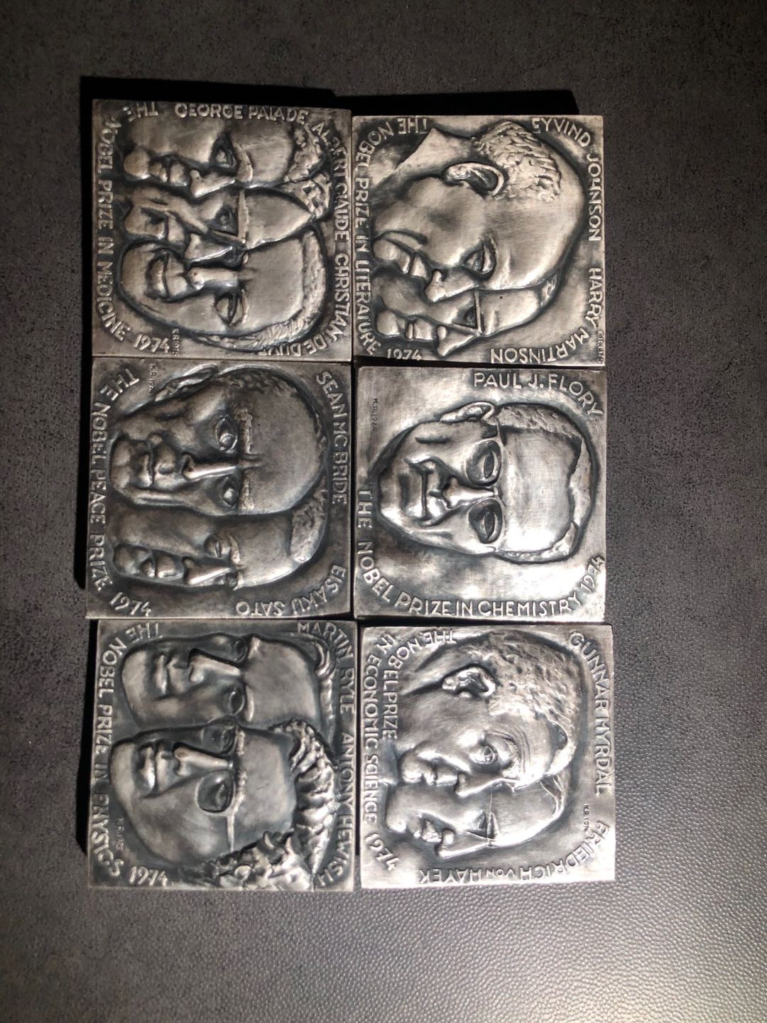 庆五一，麦朵尔艺术俱乐部拍卖 1974年诺贝尔奖银章