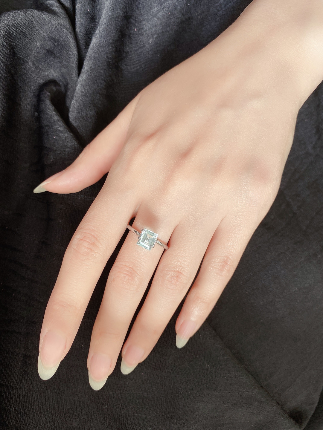 【4月18日 多种裸石、银饰】HH GEMS 4月综合拍卖特辑 AQUAMARINE 海神之石 无烧海蓝宝 1.21克拉 无证书 支持复检