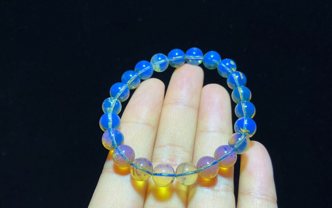 放漏专场 多米尼加蓝珀手串