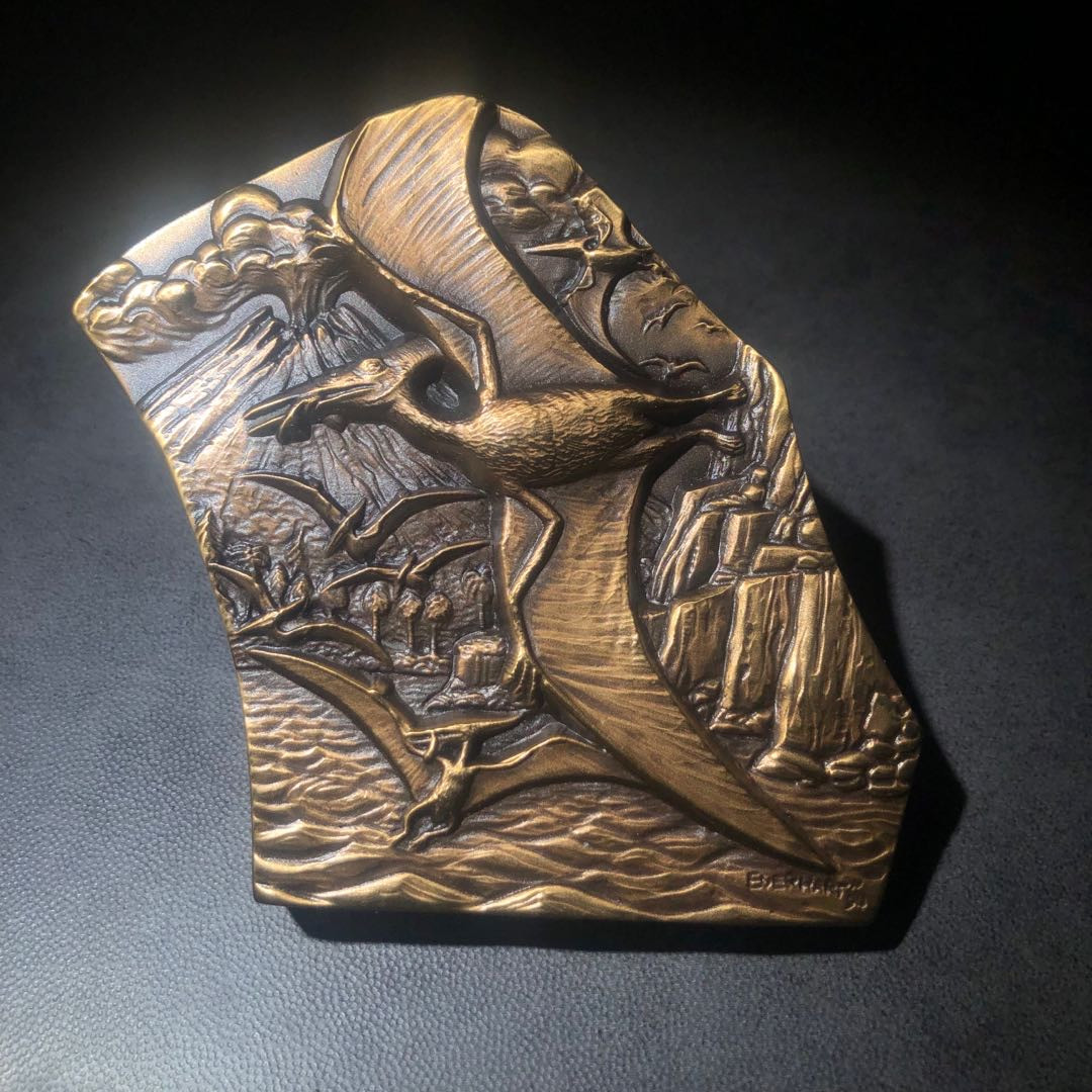 麦朵尔艺术名家34场 美国SOM128号恐龙六枚一套