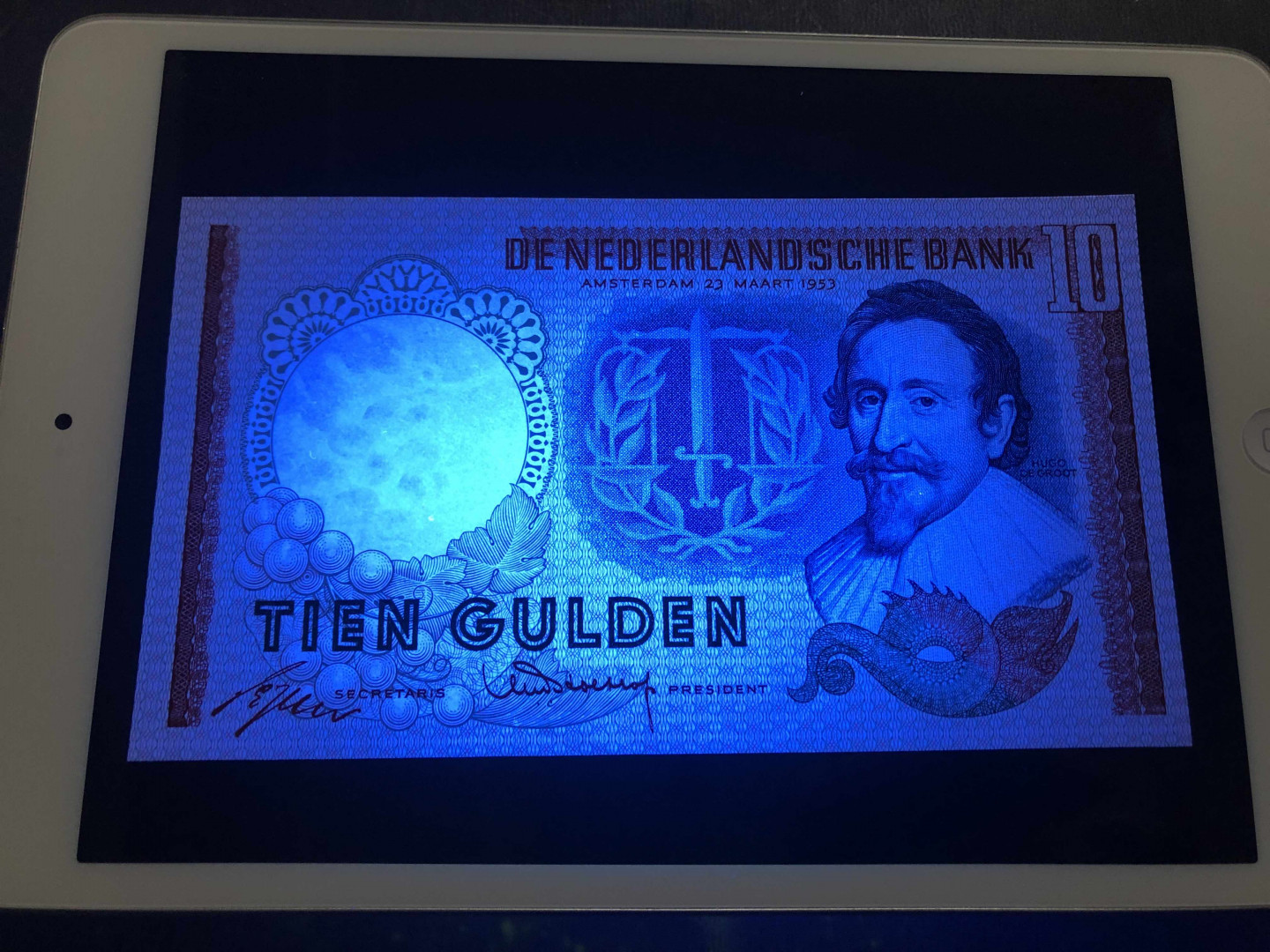 【收藏联盟】第135期拍卖——新西兰大炮筒（共45拍） 荷兰 1953年10盾 全新UNC