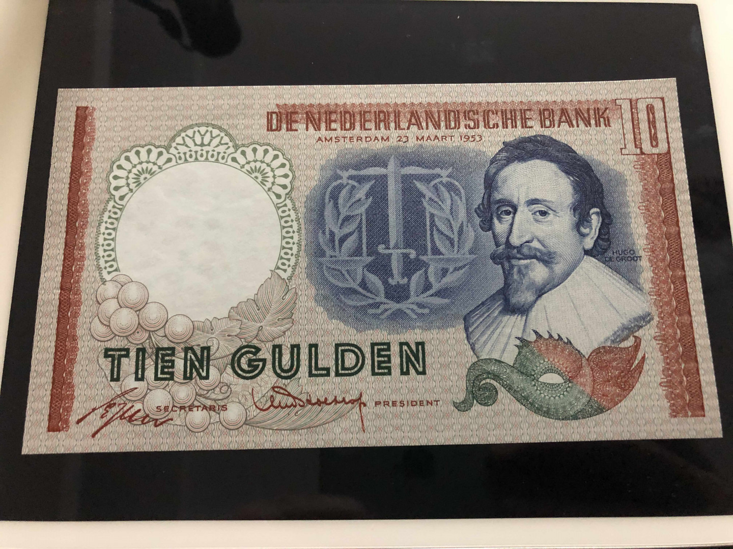 【收藏联盟】第135期拍卖——新西兰大炮筒（共45拍） 荷兰 1953年10盾 全新UNC