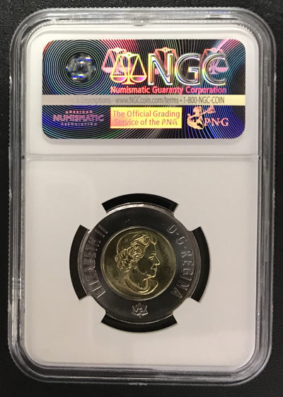 【随心&Getcoins】现代钱币拍卖第四十九期 加拿大2017年150周年双色纪念币灵魂之舞NGCMS66