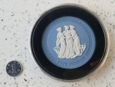 【随心&Getcoins】现代钱币拍卖第四十九期 TDC2018年韦奇伍德Wedgwood陶瓷三女神纪念币