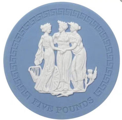 【随心&Getcoins】现代钱币拍卖第四十九期 TDC2018年韦奇伍德Wedgwood陶瓷三女神纪念币