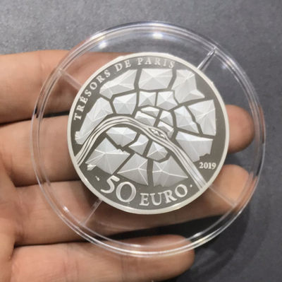 【随心&Getcoins】现代钱币拍卖第四十九期 法国2019年埃菲尔铁塔130周年镀金镀铑5盎司银币