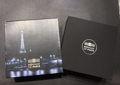 【随心&Getcoins】现代钱币拍卖第四十九期 法国2019年埃菲尔铁塔130周年镀金镀铑5盎司银币