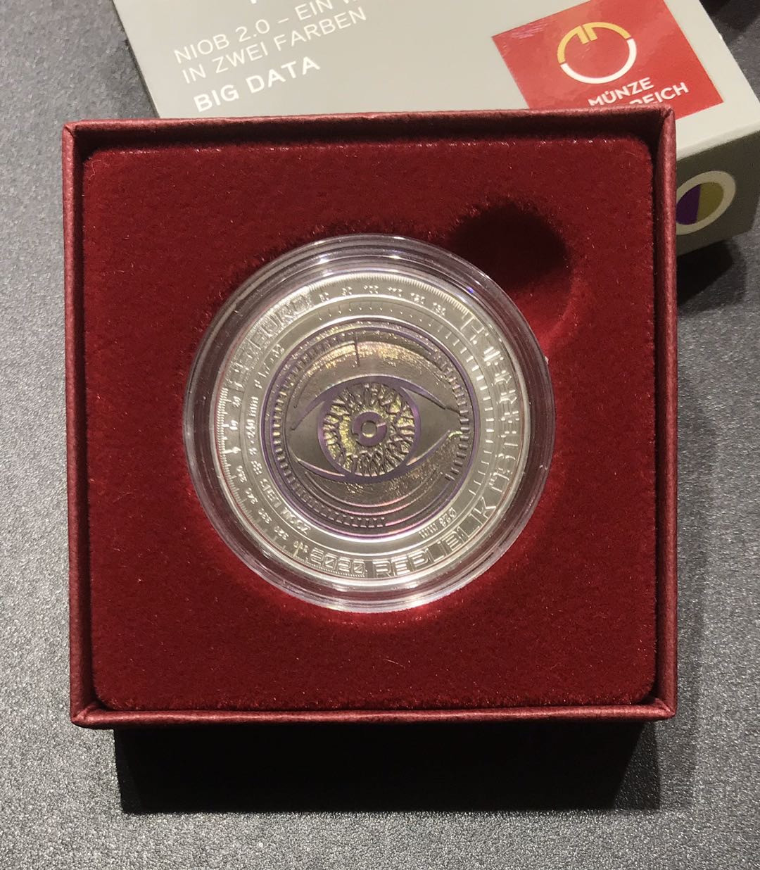 【随心&Getcoins】现代钱币拍卖第四十九期 奥地利2020年银铌双金属系列大数据25欧纪念银币