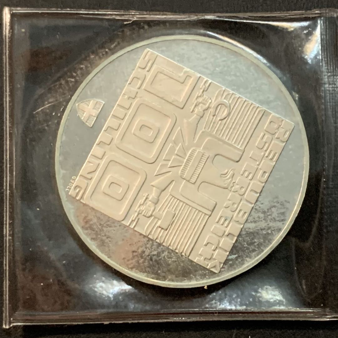 紫瑗钱币—微拍第55期  奥地利 1976年 因斯布鲁克冬奥运 滑雪 100先令 24克 0.64银 精制