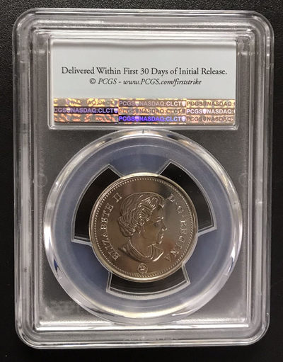 【随心&Getcoins】现代钱币拍卖第四十九期 加拿大2017年150周年枫叶纪念镍币