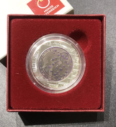 【随心&Getcoins】现代钱币拍卖第四十九期 奥地利2020年银铌双金属系列大数据25欧纪念银币