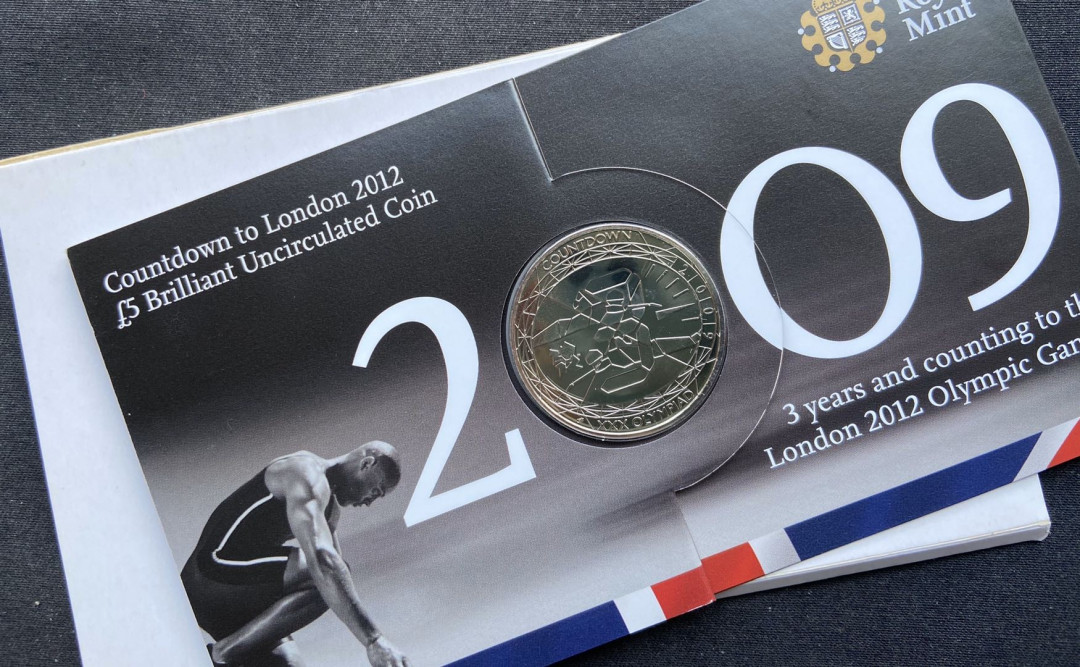 【币观天下】第106期钱币拍卖 【英国】2009年伦敦奥运会5镑镍币