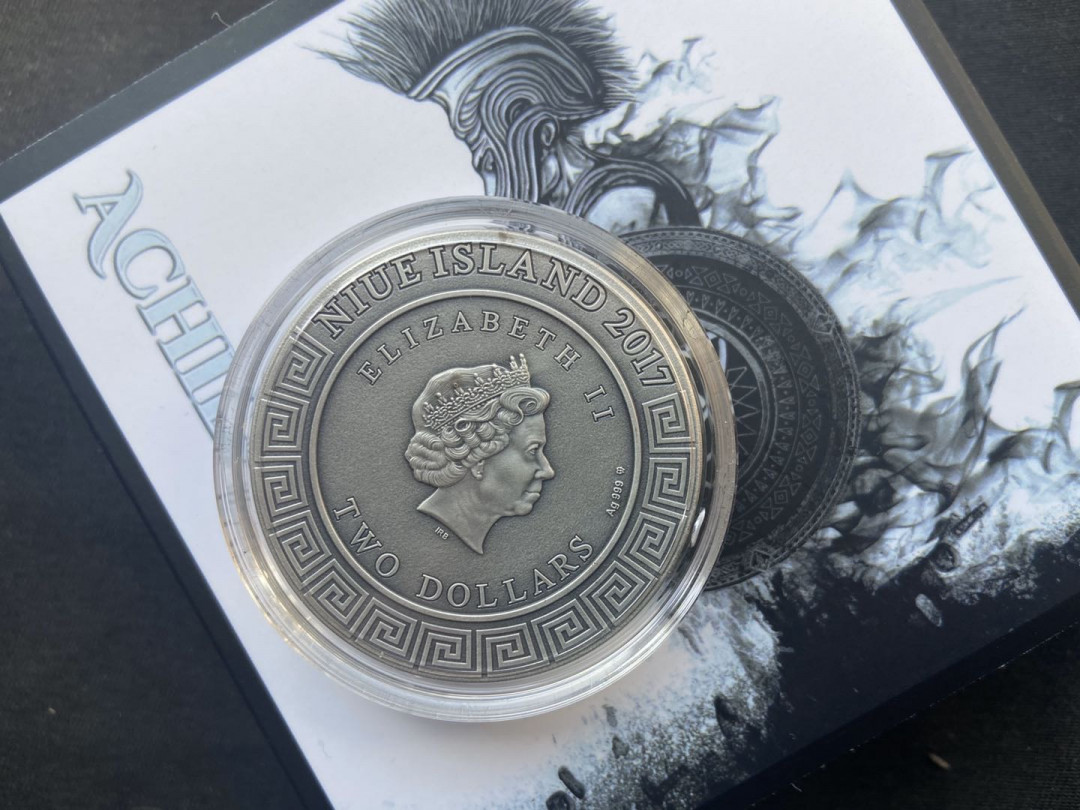 【币观天下】第106期钱币拍卖 【纽埃】纽埃高浮雕系列半神银币【盒证齐全】