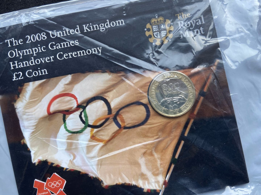 【币观天下】第106期钱币拍卖 【英国】2008年奥林匹克运动会2镑币