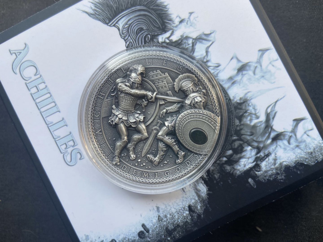 【币观天下】第106期钱币拍卖 【纽埃】纽埃高浮雕系列半神银币【盒证齐全】