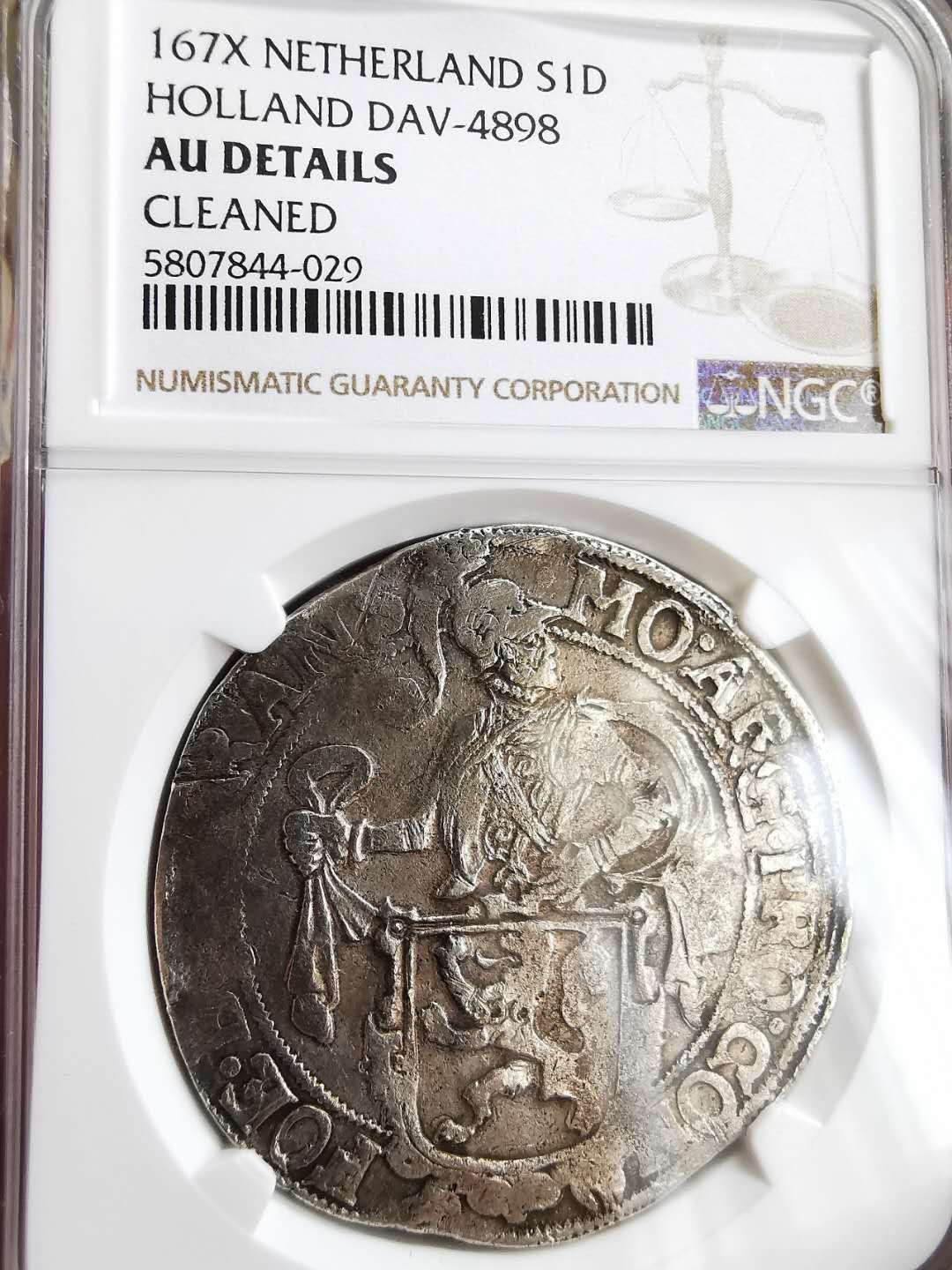 凡希社世界钱币微拍第一百十八期 167X荷兰杜卡特贸易大银NGC-AUD