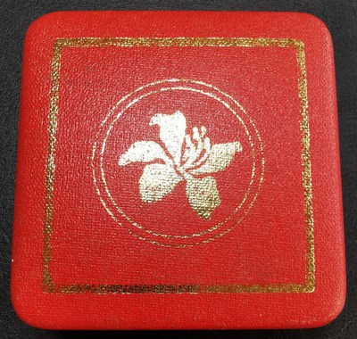 凡希社世界钱币微拍第一百十八期 - 1994香港十元精铸金银镶嵌币原盒证书有氧化但无丝痕硬伤！