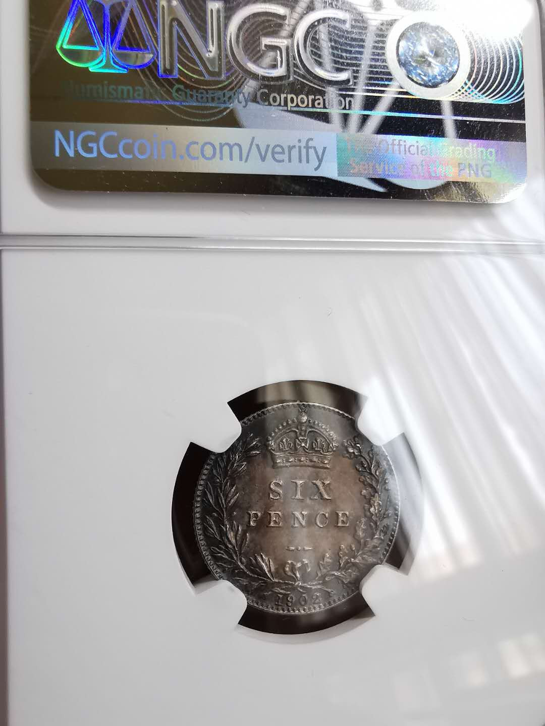 凡希社世界钱币微拍第一百十八期 1902爱七6P NGC-PF62MATT