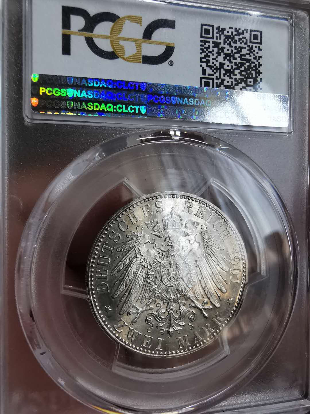 凡希社世界钱币微拍第一百十八期 1901普鲁士精制2马克PCGS-PF63