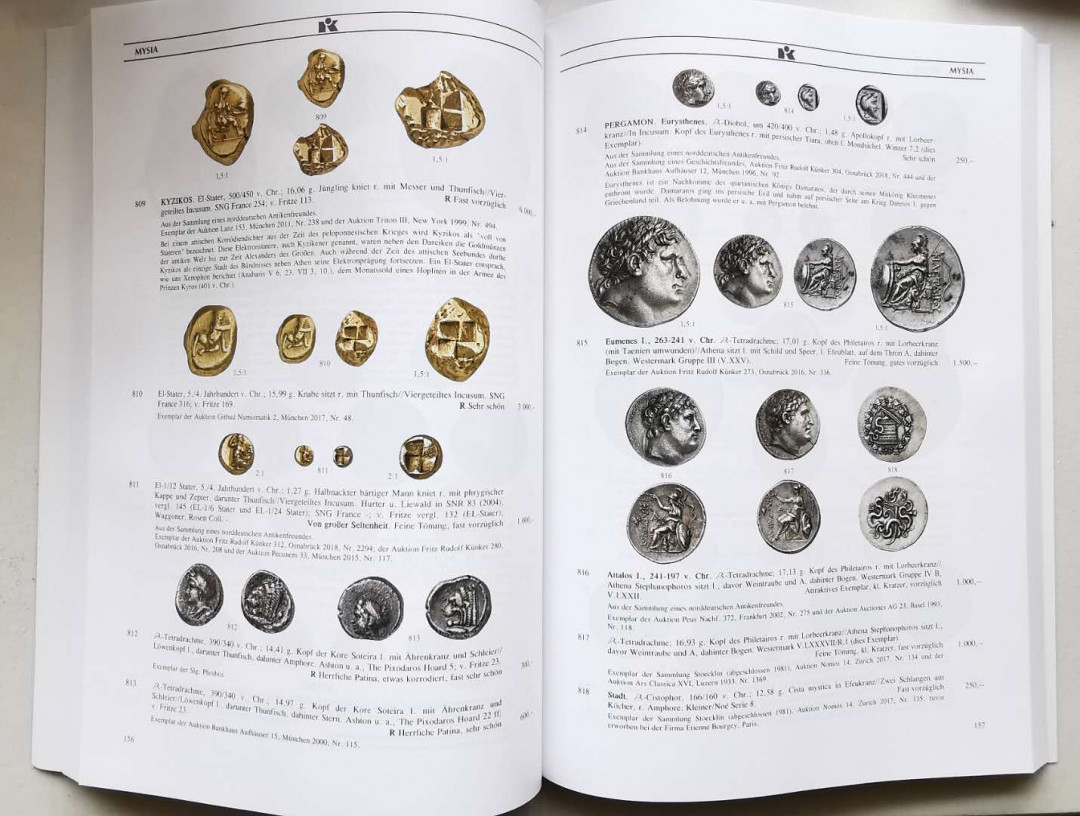 凡希社世界钱币微拍第一百十八期 拍卖目录：2019昆克古希腊古罗马货币名家专场 近全新