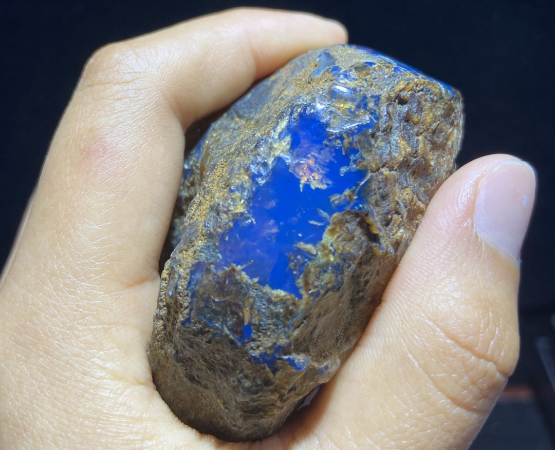 放漏拍卖 多米尼加蓝珀原石