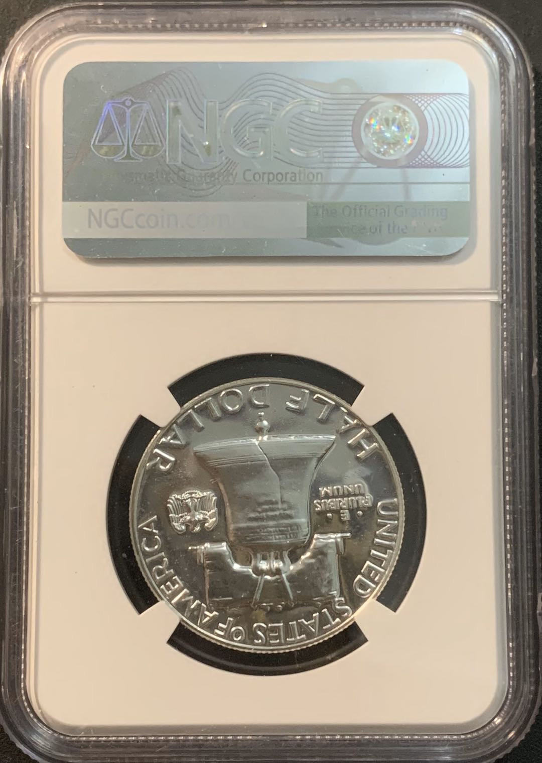 紫瑗钱币—微拍第56期  美国 1962年 富兰克林 50美分 NGC PR67 精制