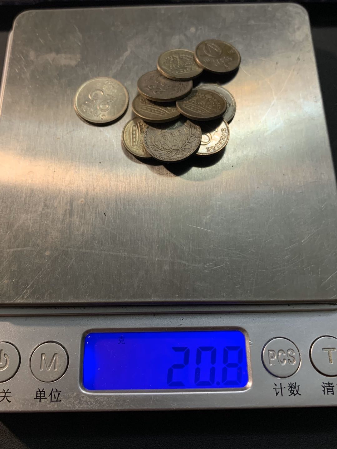 紫瑗钱币—微拍第56期  瑞典 早期 小银币 12枚一组 共20.8克