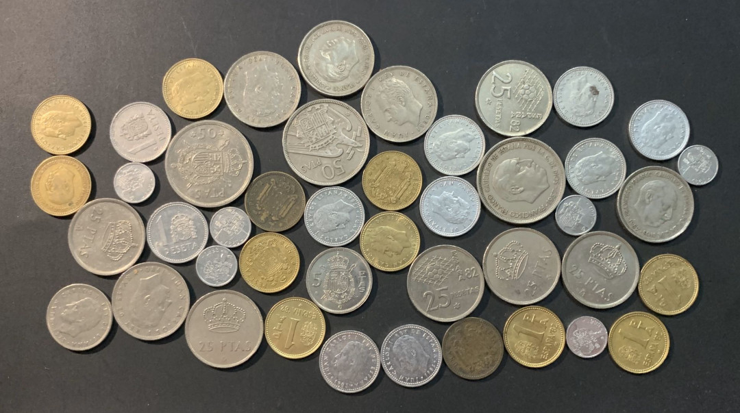 紫瑗钱币—微拍第56期  西班牙 流通币 44枚一组