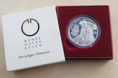 【随心&Getcoins】现代钱币拍卖第五十期 奥地利2002年萨伏依的欧根亲王精制银币