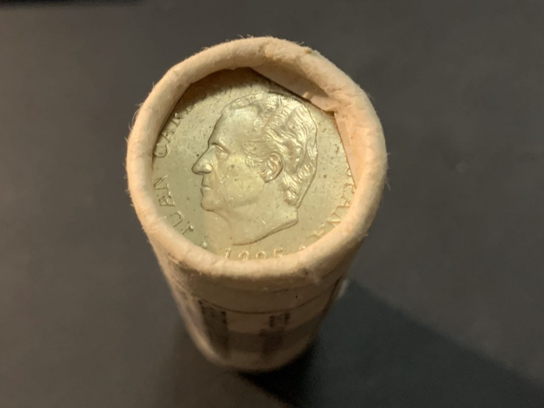 紫瑗钱币—微拍第57期  西班牙 1995年 FAO 100比塞塔 纪念币 25枚整卷 