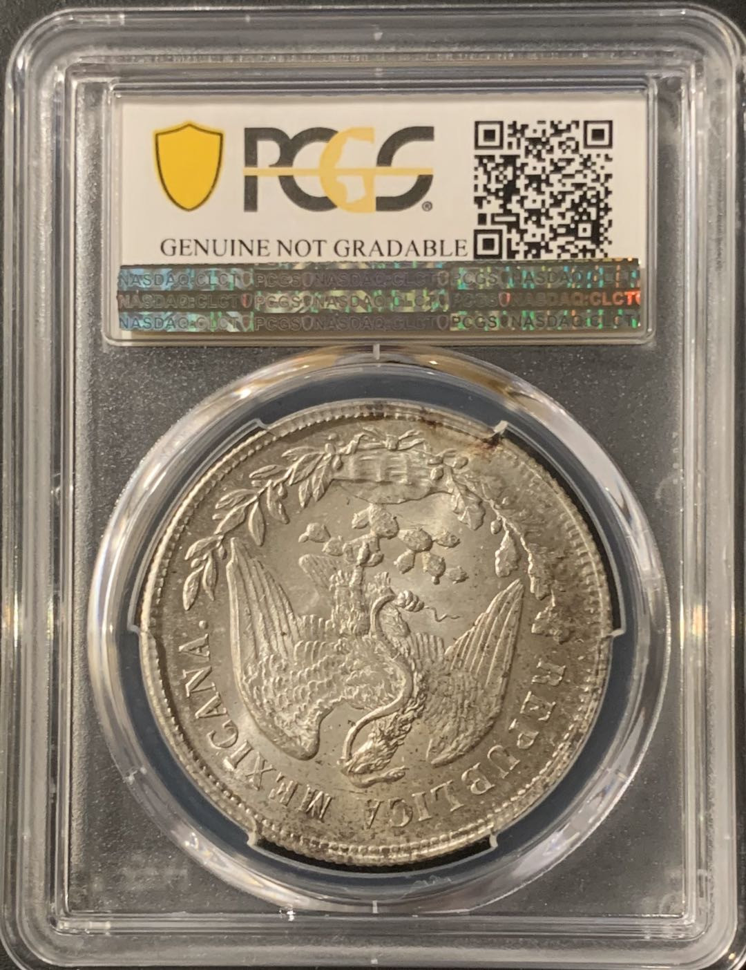 紫瑗钱币—微拍第57期  墨西哥 1903年 ZS FZ 1比索 直边鹰洋 PCGS UNC Detail