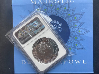 【随心&Getcoins】现代钱币拍卖第五十期 【纽埃】2019年镶嵌斯华洛斯奇水晶银币【ngc70】