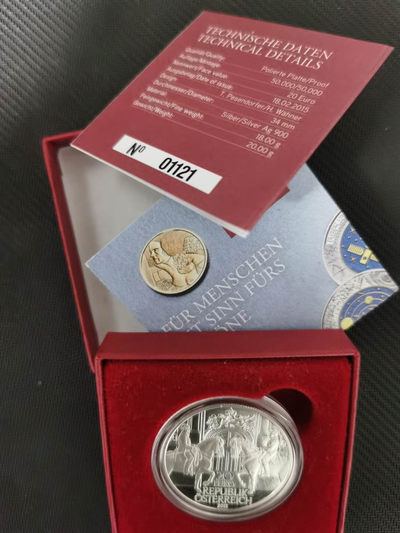 【随心&Getcoins】现代钱币拍卖第五十期 奥地利2015年马术银币