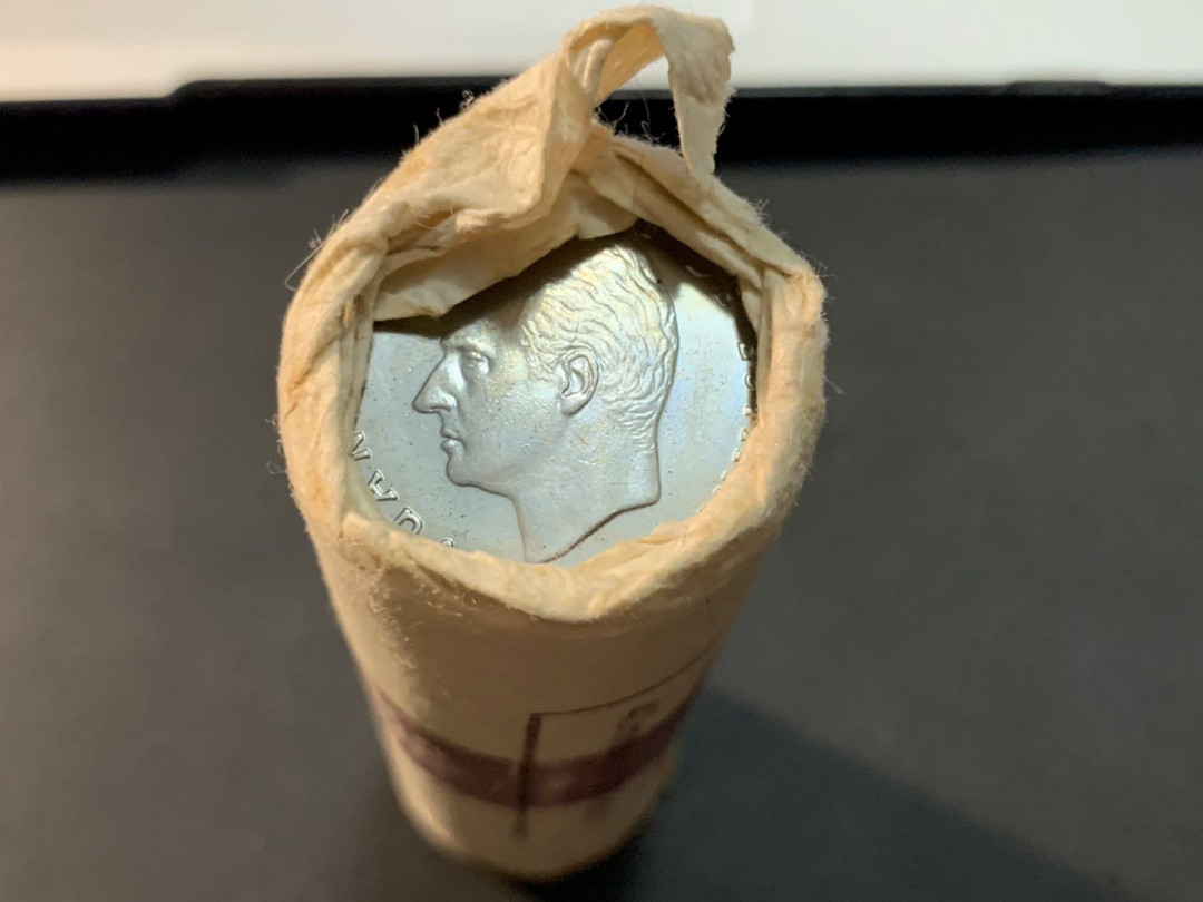 紫瑗钱币—微拍第57期  西班牙 1975年 胡安 卡洛斯 50比塞塔 白铜 40枚整卷