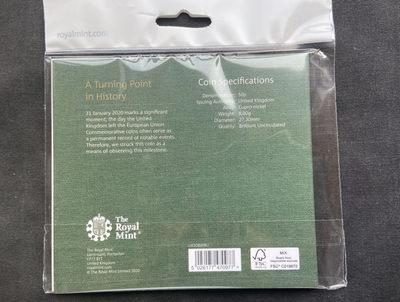 【随心&Getcoins】现代钱币拍卖第五十期 【英国】英国脱欧镍币卡册秒杀