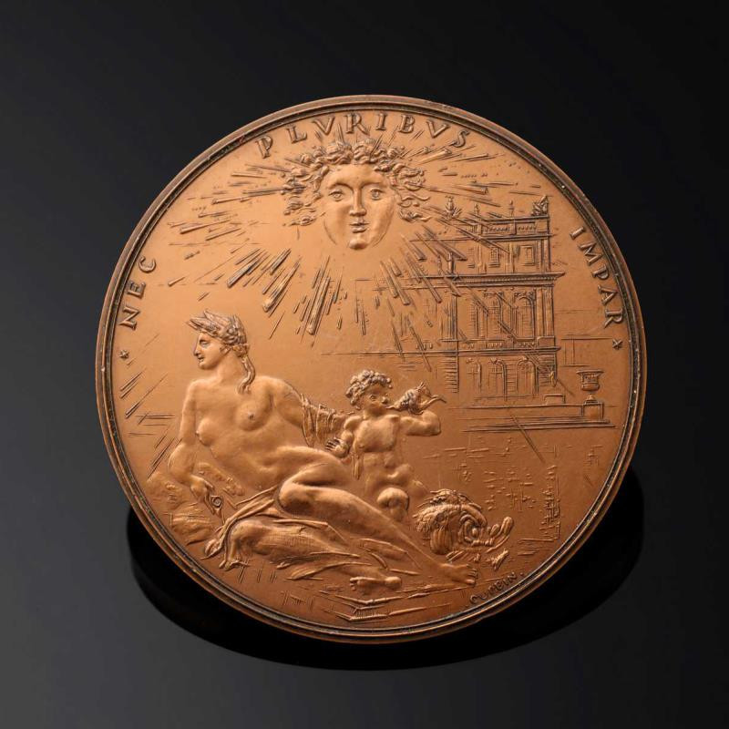 麦朵尔俱乐部第39场拍卖 法国大铜章【凡尔赛宫和皇家纹章】大师科尔宾