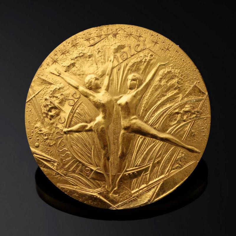 麦朵尔俱乐部第39场拍卖 法国大铜章【芭蕾舞】雕塑家伯纳德图兰